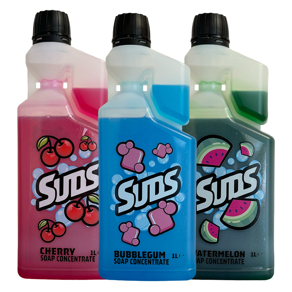 SUDS bundle - Bubblegum, Cherry, Watermelon